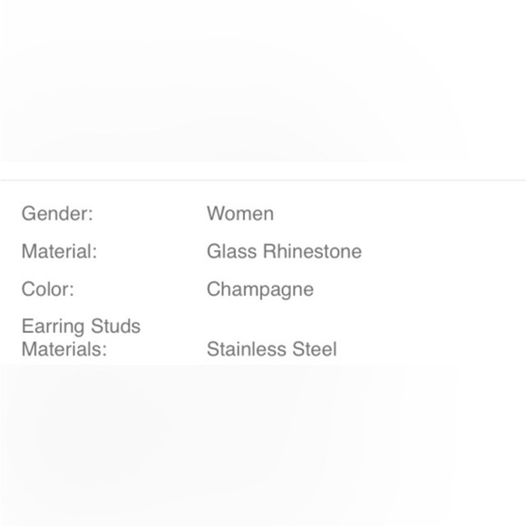 Crystal Rhinestone Fashion Style Earrings - Picture 3 of 3